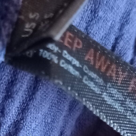 BY ANTHROPOLOGIE royal blue puff sleeve cotton mini dress - Picture 13 of 13